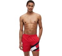 Tommy Hilfiger Men’s SF Medium Drawstring Mid Length Swim Shorts, Red (Primary Red), M
