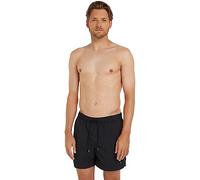 Tommy Hilfiger Men’s Medium Drawstring Medium Length Swim Shorts, Black (Black), S