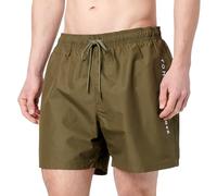 Tommy Hilfiger Side Logo Swim Shorts - Green - Mens M