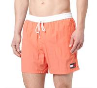 Tommy Hilfiger Men’s Medium Drawstring Swim Shorts, Pink (Pink Poppy), XL