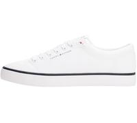 Tommy Hilfiger Men’s Mesh Low Top Vulcanised Trainers, White (White), 6.5