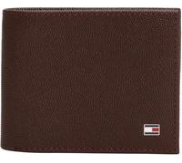 Tommy Hilfiger Men’s Mini Wallet with Pebble Grain Finish, Brown (Coffee Bean), One Size