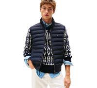 Tommy Hilfiger Men’s Mix Media Gilet with Stand Collar, Blue (Desert Sky), XL