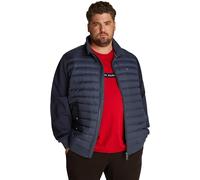Tommy Hilfiger Men’s Mix Media Stand Collar Light Quilted Jacket, Blue (Desert Sky), 4XL