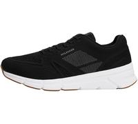 Tommy Hilfiger Men’s Modern Comfort Knit Runner Trainers with Logo, Black (Black), 6.5