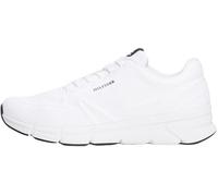 Tommy Hilfiger Men’s Modern Comfort Knit Runner Trainers with Logo, White (White), 6.5