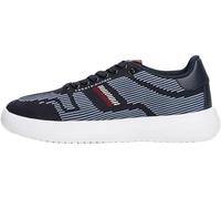 Tommy Hilfiger Men’s Modern Knit Cupsole Trainers with Logo Print, Blue (Desert Sky), 10