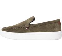 Tommy Hilfiger Men’s Modern Light Hybrid Suede Loafers, Green (Army Green), 9