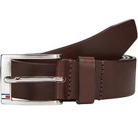 Tommy Hilfiger Men’s New Aly Leather Belt, Brown (Testa Di Moro), 43.3 inches