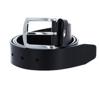 Tommy Hilfiger Men’s New Denton 3.5 Leather Belt, Black (Black), 33.5 inches