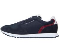Tommy Hilfiger Men’s New EVA Summer Nylon Pop Suede Runner Trainers, Blue (Desert Sky), 7