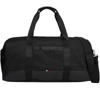 Tommy Hilfiger Men’s Nylon Travel Weekender Duffle Bag, Black (Black), One Size