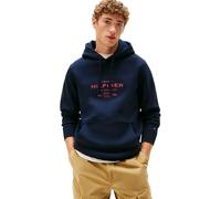 Tommy Hilfiger Men’s Oval Graphic Hoodie with Logo, Blue (Desert Sky), XL