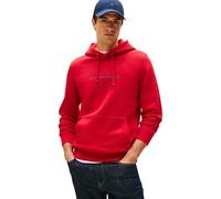 Tommy Hilfiger Men’s Oval Graphic Hoodie with Logo, Red (Medium Red), XXL