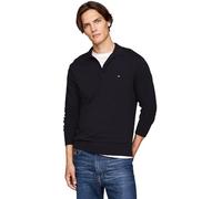 Tommy Hilfiger Men’s Pima Cashmere Jumper with Polo Collar, Blue (Desert Sky), S