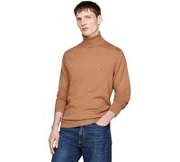 Tommy Hilfiger Men’s Pima Cashmere Roll Neck Jumper, Beige (Safari Canvas), L