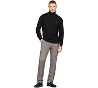 Tommy Hilfiger Men’s Pima Cashmere Roll Neck Jumper, Black (Black), M