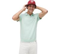 Tommy Hilfiger Men’s Polo Shirt Short Sleeve Essential Cotton Knitted Dick, Green (Minty Essence Heather), XL