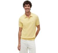 Tommy Hilfiger Men’s Polo Shirt Short Sleeve Essential Cotton Knitted Dick, Yellow (Citronella Heather), M