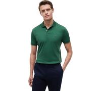 Tommy Hilfiger Men’s Polo Shirt Short Sleeve Liquid Cotton with Button Placket, Green (Street Green), XL