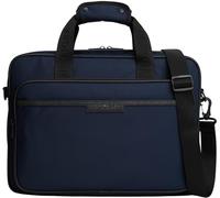 Tommy Hilfiger Men’s Repreve Laptop Bag with Trolley Strap, Blue (Space Blue), One Size