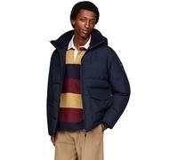 Tommy Hilfiger Men’s Rockie Utility Puffer Jacket with Hood, Blue (Desert Sky), S