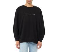 Tommy Hilfiger Men’s Round Neck Sweatshirt, Black (Black), XXL