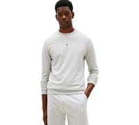 Tommy Hilfiger Men’s Round Neck Sweatshirt, Grey (Ice Grey Heather), XXL