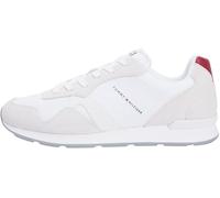 Tommy Hilfiger Men’s Runner Trainers Maxlite Mix Lace-up, White (White), 10