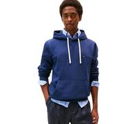 Tommy Hilfiger Men’s Seasonal Fleece Hoodie with Kangaroo Pocket, Blue (Heathered Blue), S