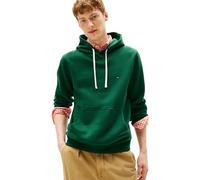 Tommy Hilfiger Men’s Seasonal Fleece Hoodie with Kangaroo Pocket, Green (Ornamental Green), L
