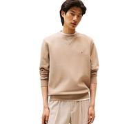 Tommy Hilfiger Men’s Seasonal Fleece Round Neck Sweatshirt, Beige (Coastal Taupe), XL