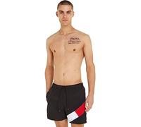 Tommy Hilfiger Men’s SF Medium Drawstring Mid Length Swim Shorts, Black (Black), XXL