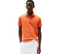Tommy Hilfiger Men’s Short Sleeve 1985 Regular Fit Polo Shirt, Orange (Brilliant Orange), S