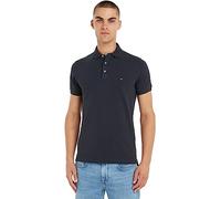 Tommy Hilfiger Men’s Short Sleeve 1985 Slim Fit Polo Shirt, Blue (Desert Sky), XL