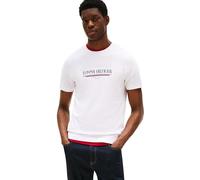 Tommy Hilfiger Men’s Short Sleeve Brand Love Cotton T-Shirt, White (White), XL