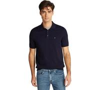 Tommy Hilfiger Men’s Short Sleeve Essential Cotton Knitted Dick Polo Shirt, Blue (Desert Sky), XS