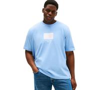 Tommy Hilfiger Men’s Short Sleeve Regular Fit Flag T-Shirt, Blue (Cloudy Blue), 3XL