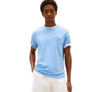 Tommy Hilfiger Outline Flag Script Short Sleeve T-shirt Blue XL Men