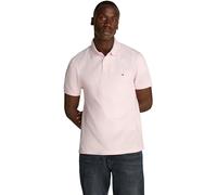 Tommy Hilfiger Men’s Short Sleeve Regular Fit Polo Shirt with Button Placket