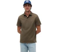Tommy Hilfiger 1985 Regular Fit Polo Shirt, Khaki, Size Xl, Men Khaki