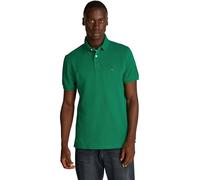 Tommy Hilfiger Men’s Short Sleeve Regular Fit Polo Shirt with Button Placket, Green (Nouveau Green), S