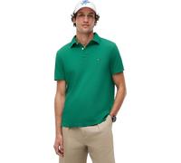 Tommy Hilfiger Men’s Short Sleeve Regular Fit Polo Shirt with Button Placket, Green (Nouveau Green), XXL