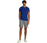 Tommy Hilfiger Men’s Short Sleeve Round Neck Slim Fit Stretch T-Shirt, Blue (Wedge Blue), 3XL