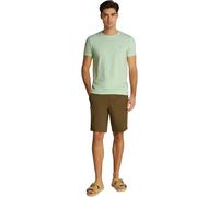 Tommy Hilfiger Men’s Short Sleeve Round Neck Slim Fit Stretch T-Shirt, Green (Opal Green), XL