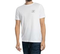 Tommy Hilfiger Men’s Short Sleeve Round Neck Stack T-Shirt, White (White), XS