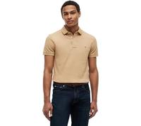 Tommy Hilfiger Men’s Short Sleeve Slim Fit Polo Shirt with Button Placket