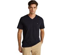 Tommy Hilfiger Men’s Short Sleeve V-Neck Essential T-Shirt, Blue (Desert Sky), M