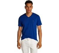 Tommy Hilfiger Men’s Short Sleeve V-Neck Essential T-Shirt, Blue (Wedge Blue), XS