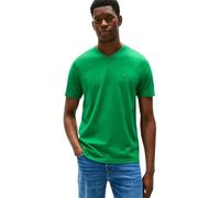 Tommy Hilfiger Men’s Short Sleeve V-Neck Essential T-Shirt, Green (Olympic Green), XXL